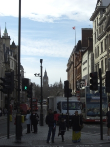 Our first glimpse of Big Ben