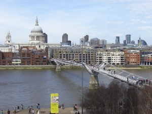 The View of St. Paul's and the Thames from the Tate Modern